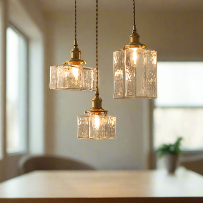 Retro Savoy Glass Pendant Light