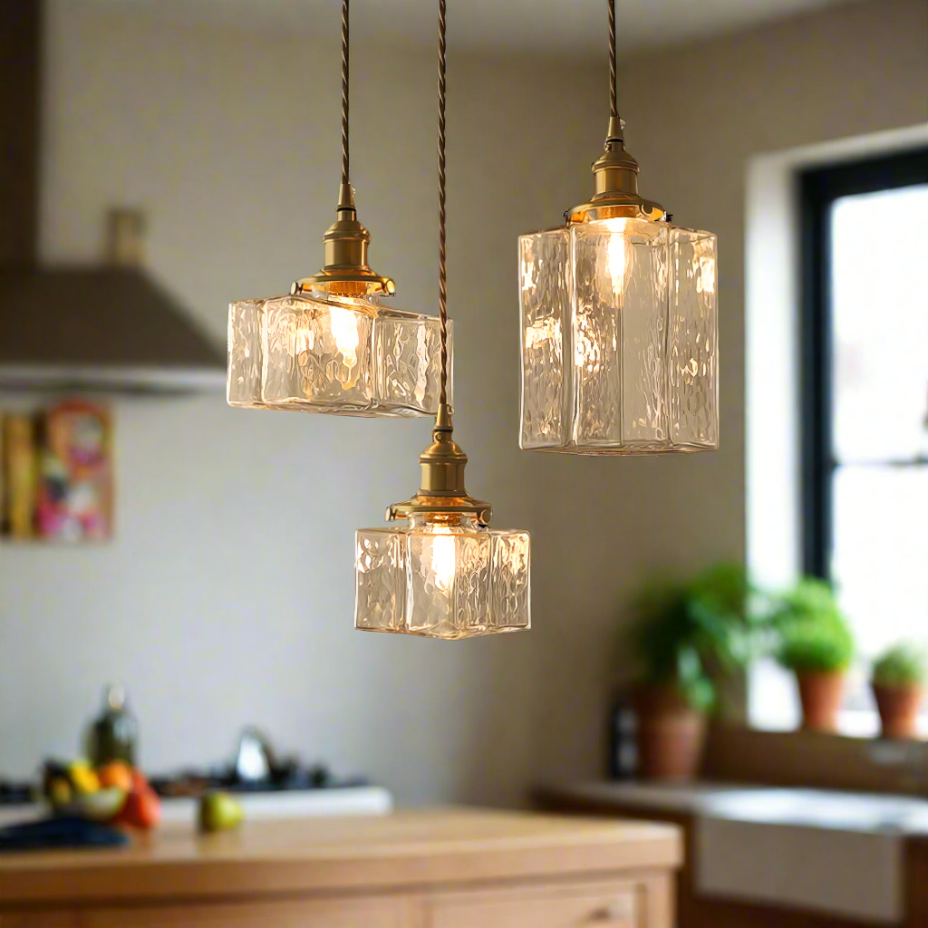 Retro Savoy Glass Pendant Light