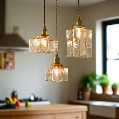 Retro Savoy Glass Pendant Light