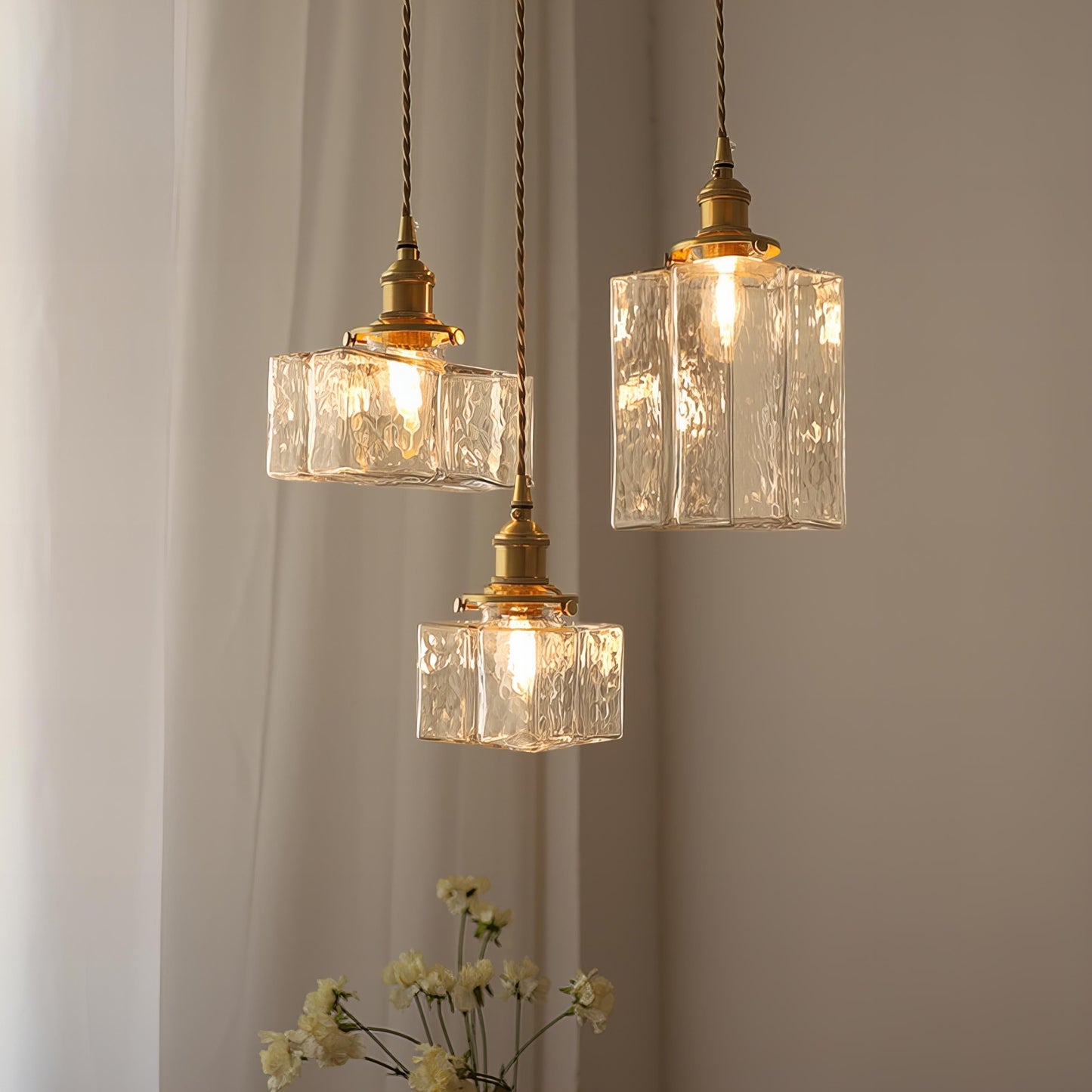Retro Savoy Glass Pendant Light