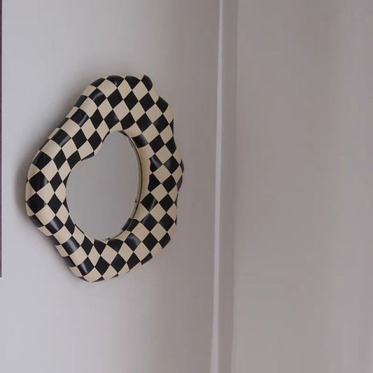 Handmade Checkered Mirror