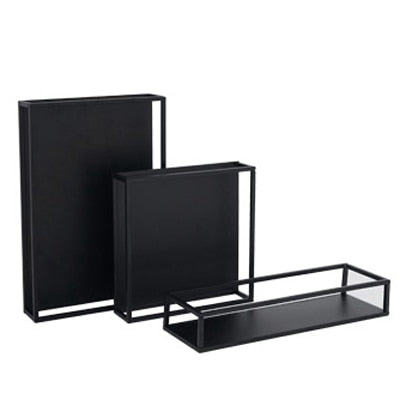 Black Decorative Storage Tray