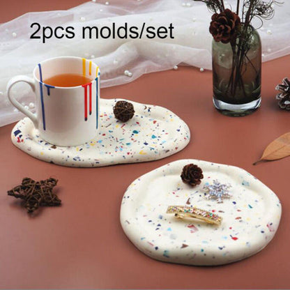 Irregular Cloud Concrete Organizer Tray