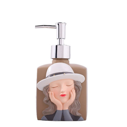 Charming Girl Refillable Hand Sanitizer Bottle