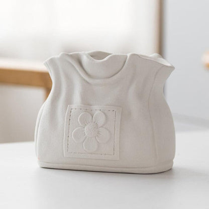 Ceramic Stylish Bag Vase