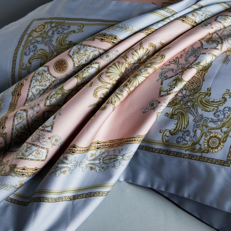 Audrey Art Deco Silky Egyptian Cotton Bedding Set