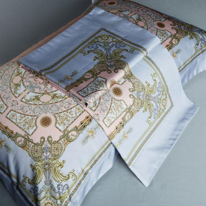 Audrey Art Deco Silky Egyptian Cotton Bedding Set