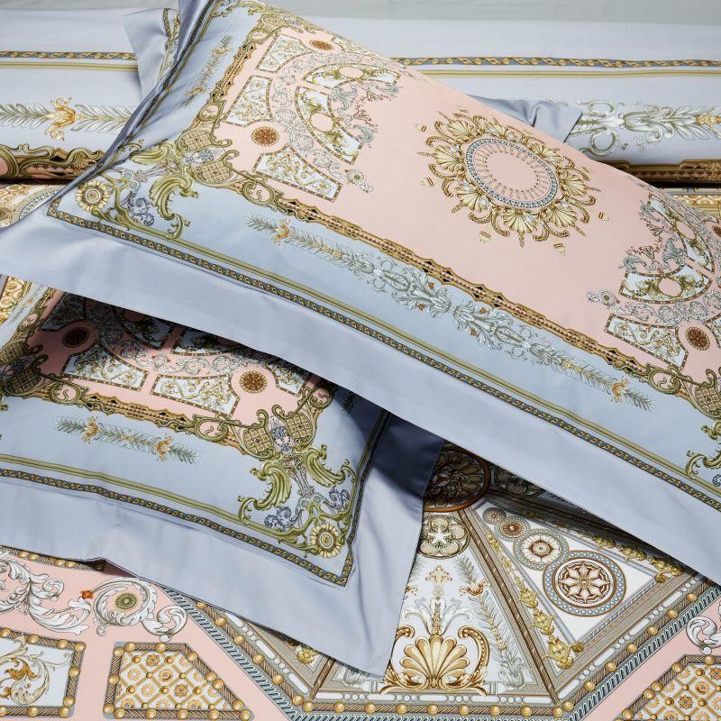Audrey Art Deco Silky Egyptian Cotton Bedding Set