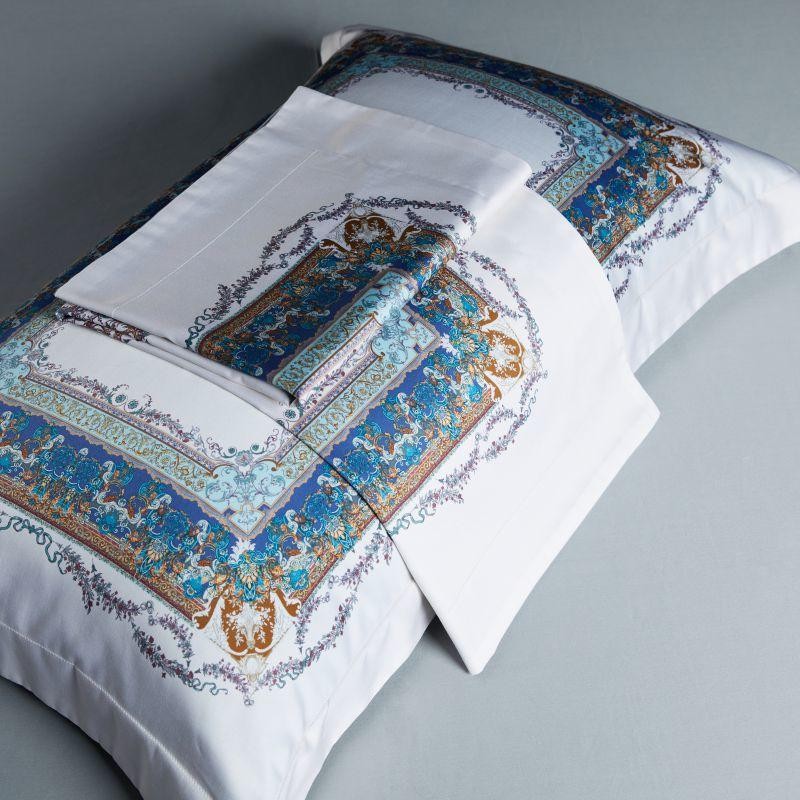 Ava Layered 3D Printed Border Egyptian Cotton Bedding Set
