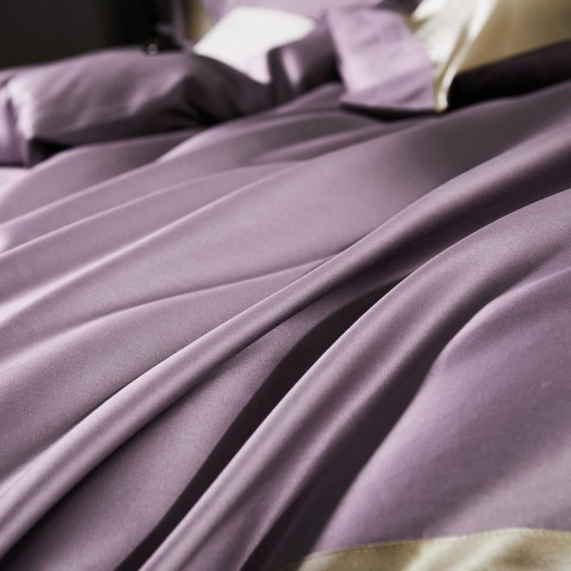 Manya Classic Solid Reversible Egyptian Cotton Bedding Set