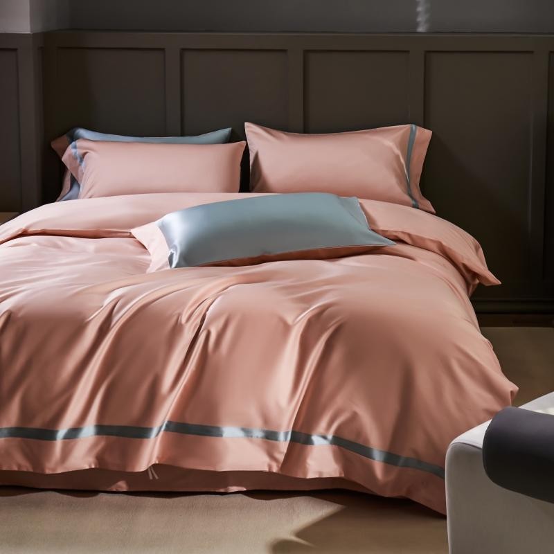 Manya Classic Solid Reversible Egyptian Cotton Bedding Set