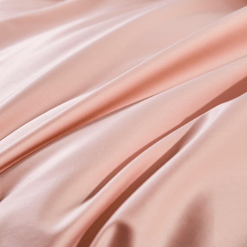 Manya Mocha Rose Reversible Egyptian Cotton Silk Bedding Set
