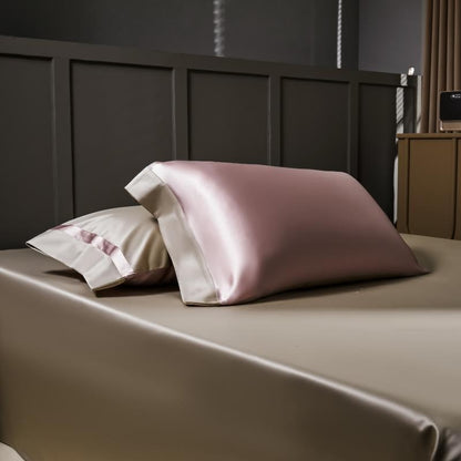 Manya Classic Solid Reversible Egyptian Cotton Bedding Set