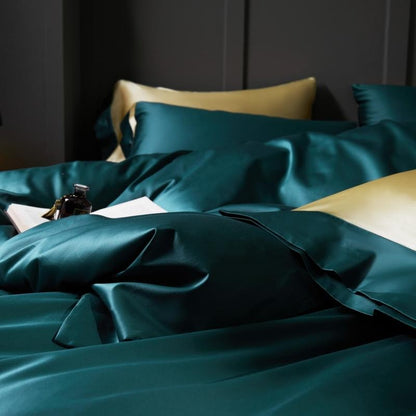 Manya Classic Solid Reversible Egyptian Cotton Bedding Set