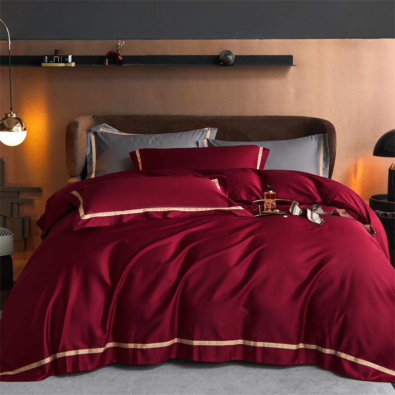 Karine Modern Seamless Solid Egyptian Cotton Bedding Set