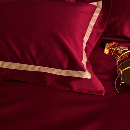 Karine Modern Seamless Solid Egyptian Cotton Bedding Set