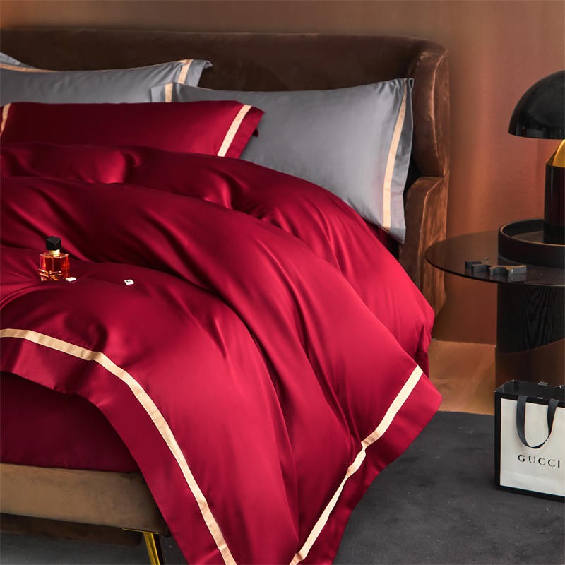 Karine Modern Seamless Solid Egyptian Cotton Bedding Set