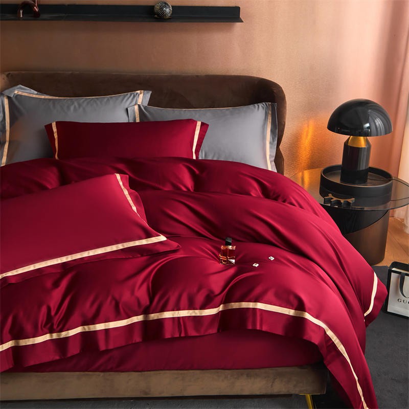Karine Modern Seamless Solid Egyptian Cotton Bedding Set