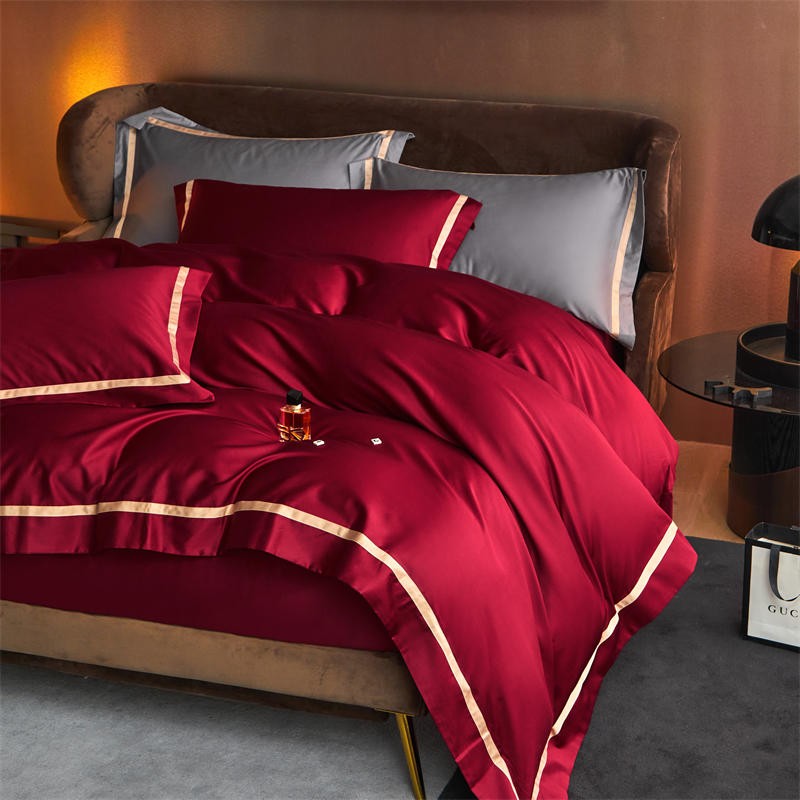 Karine Modern Seamless Solid Egyptian Cotton Bedding Set