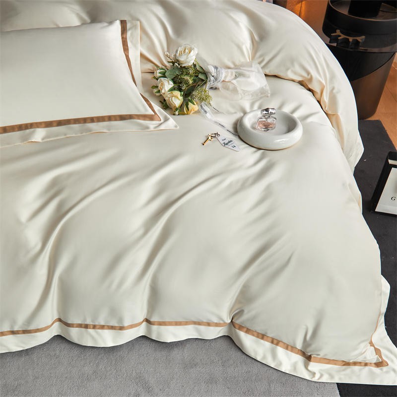 Karine Modern Seamless Solid Egyptian Cotton Bedding Set