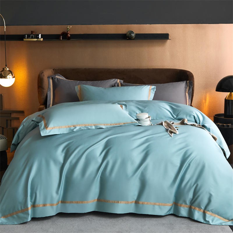 Karine Modern Seamless Solid Egyptian Cotton Bedding Set