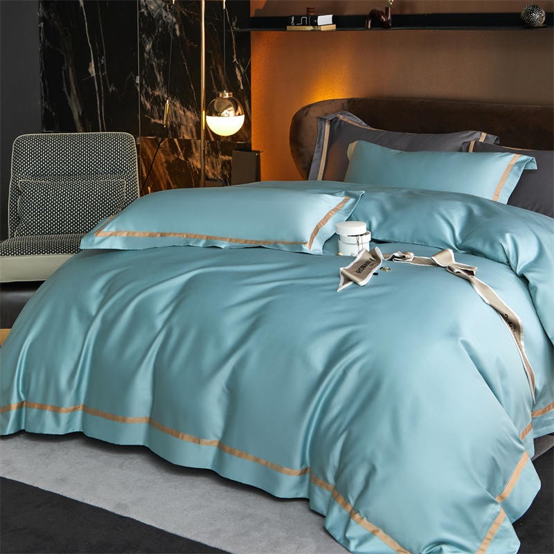Karine Modern Seamless Solid Egyptian Cotton Bedding Set