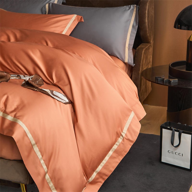 Karine Modern Seamless Solid Egyptian Cotton Bedding Set