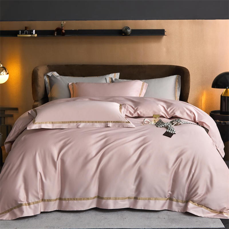 Karine Modern Seamless Solid Egyptian Cotton Bedding Set