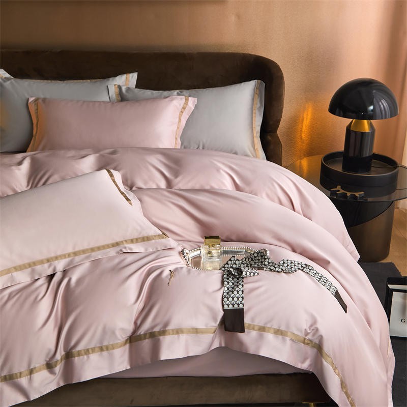 Karine Modern Seamless Solid Egyptian Cotton Bedding Set