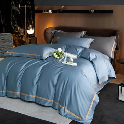 Karine Modern Seamless Solid Egyptian Cotton Bedding Set