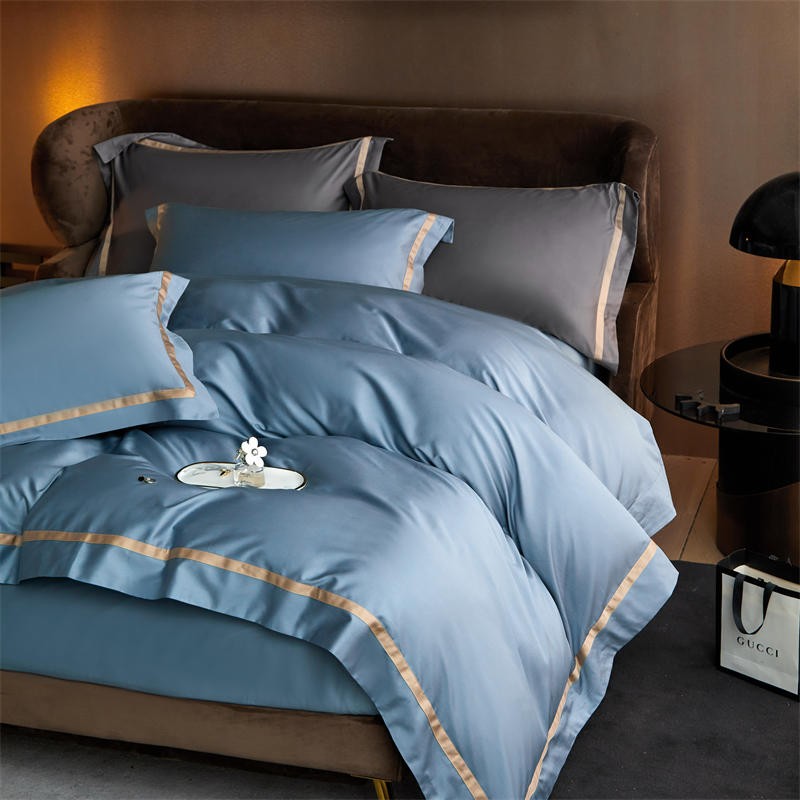 Karine Modern Seamless Solid Egyptian Cotton Bedding Set