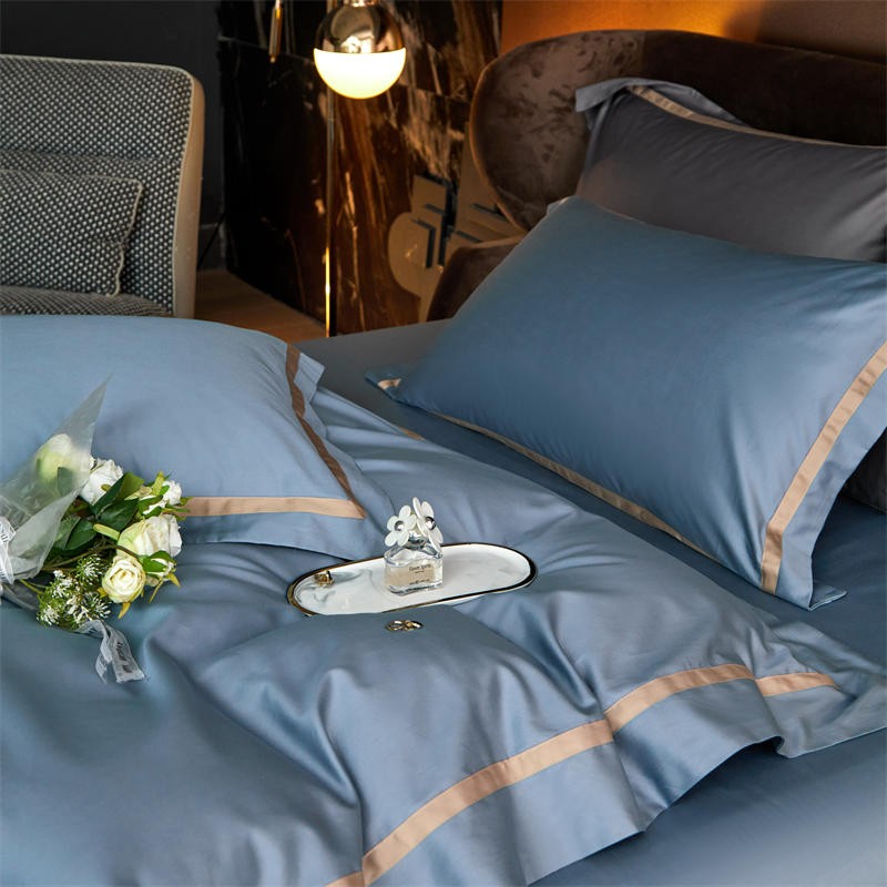 Karine Modern Seamless Solid Egyptian Cotton Bedding Set