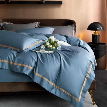 Karine Modern Seamless Solid Egyptian Cotton Bedding Set