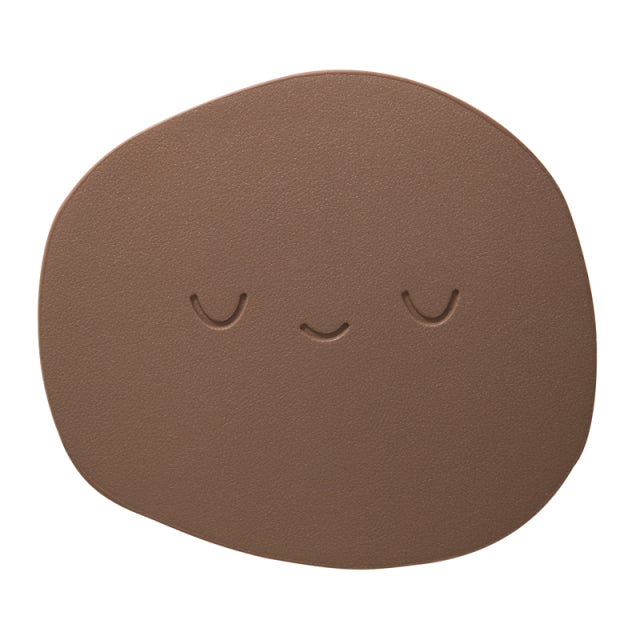 Leather Smiley Face Placemat