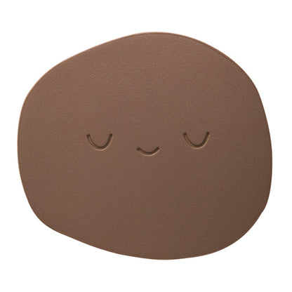 Leather Smiley Face Placemat