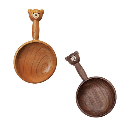 Bear Wooden Bowl