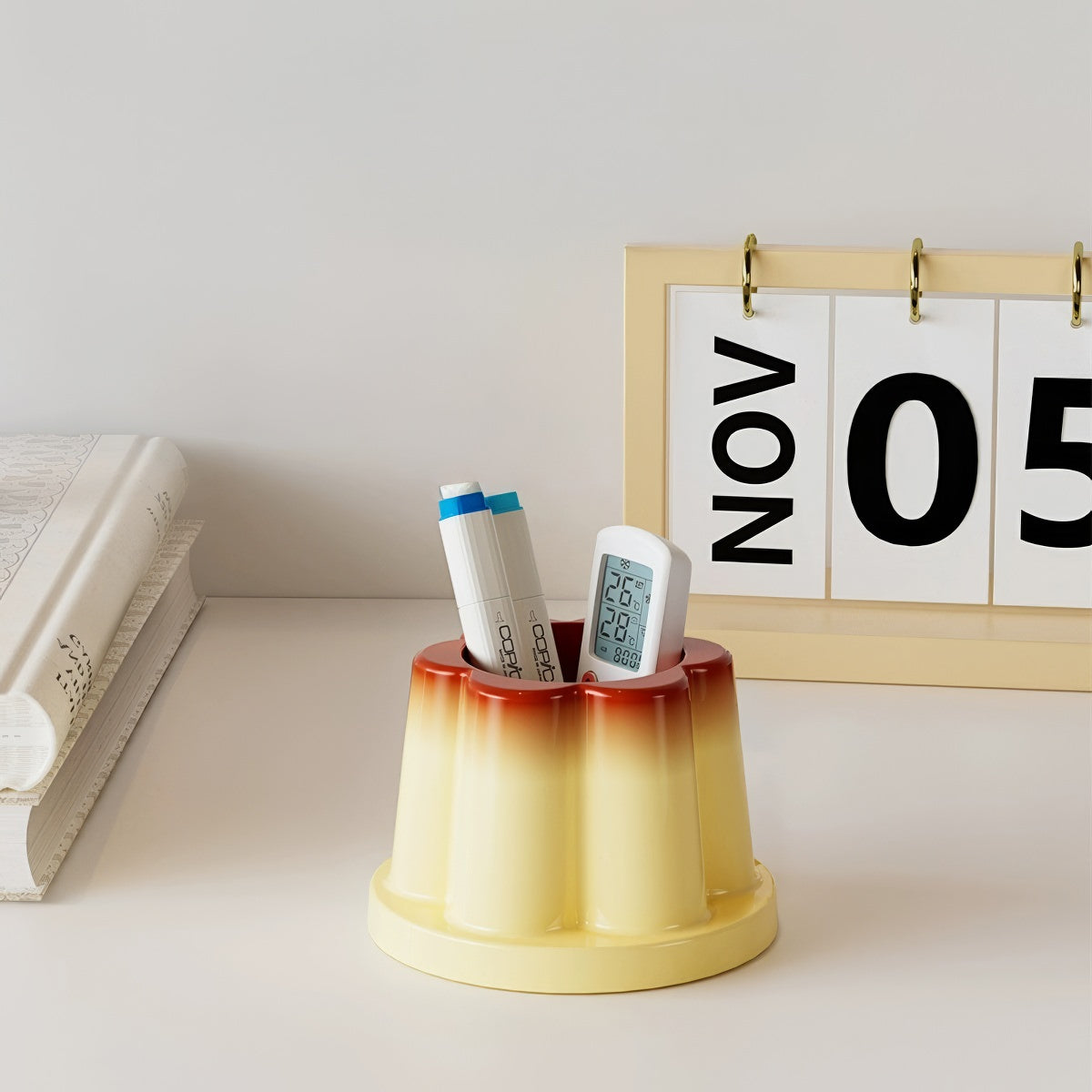 Puddingbecher-Stiftehalter