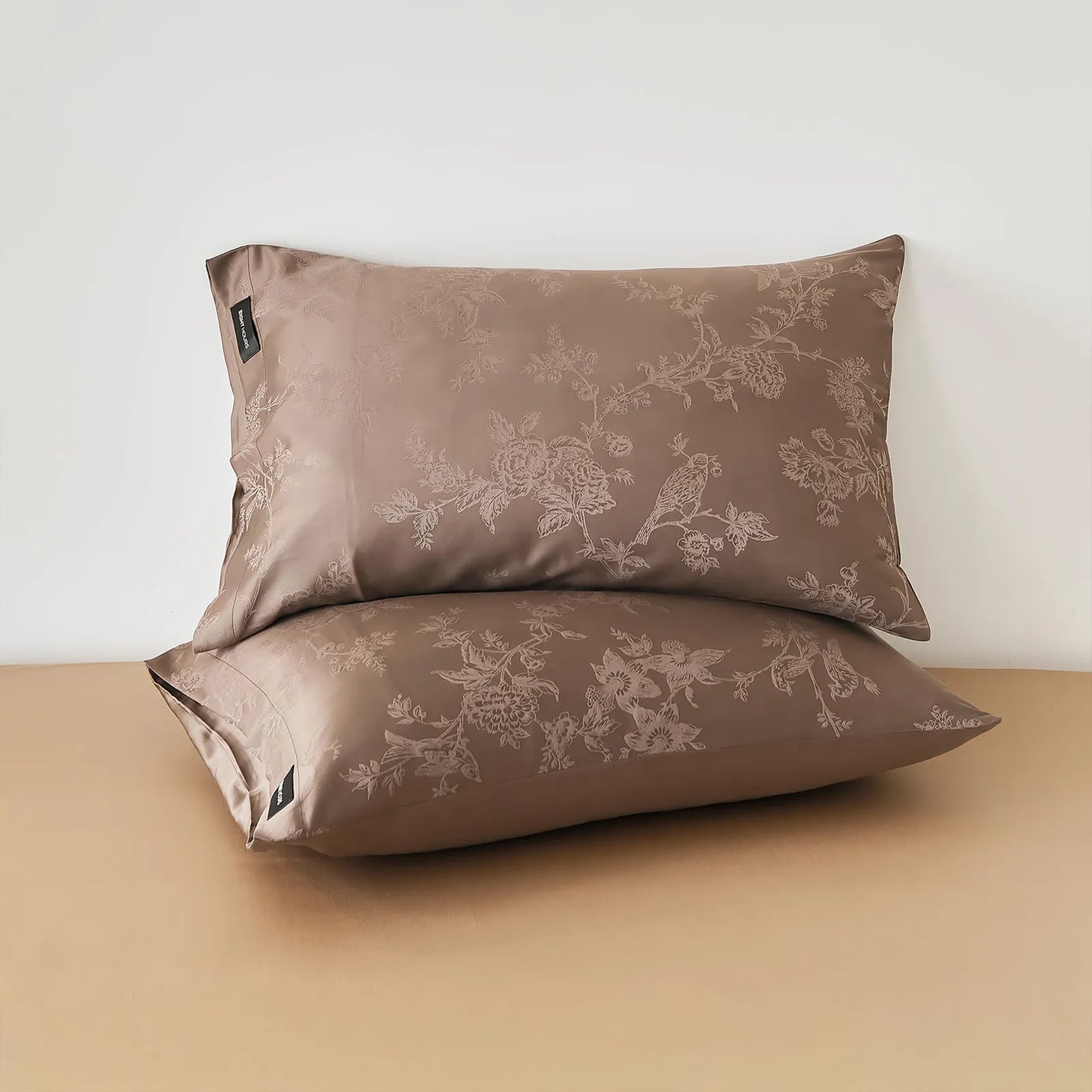 Quiet Luxury Floral Jacquard Cooling Tencel Pillowcase