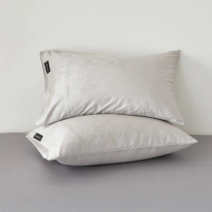 Quiet Luxury Floral Jacquard Cooling Tencel Pillowcase