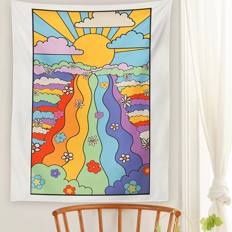 Rainbow River Tapestry AESTHETIC_Indie SUB CATEGORY_Tapestries