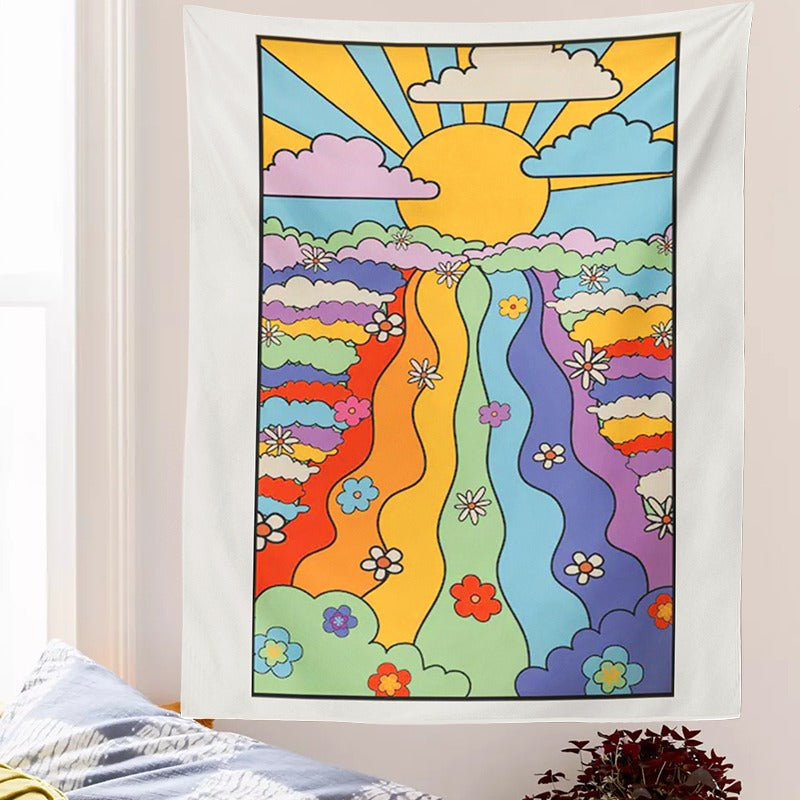 Rainbow River Tapestry AESTHETIC_Indie SUB CATEGORY_Tapestries