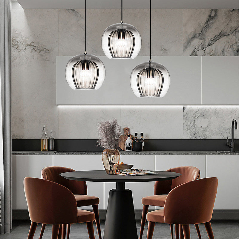 Nordic Double Glass Pendant Light