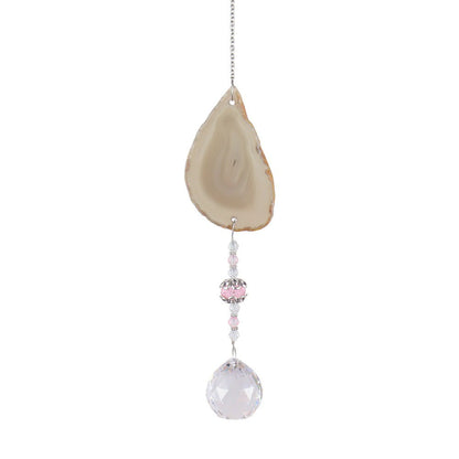 Raw Stone Cut Crystal Suncatcher SUB CATEGORY_Suncatchers