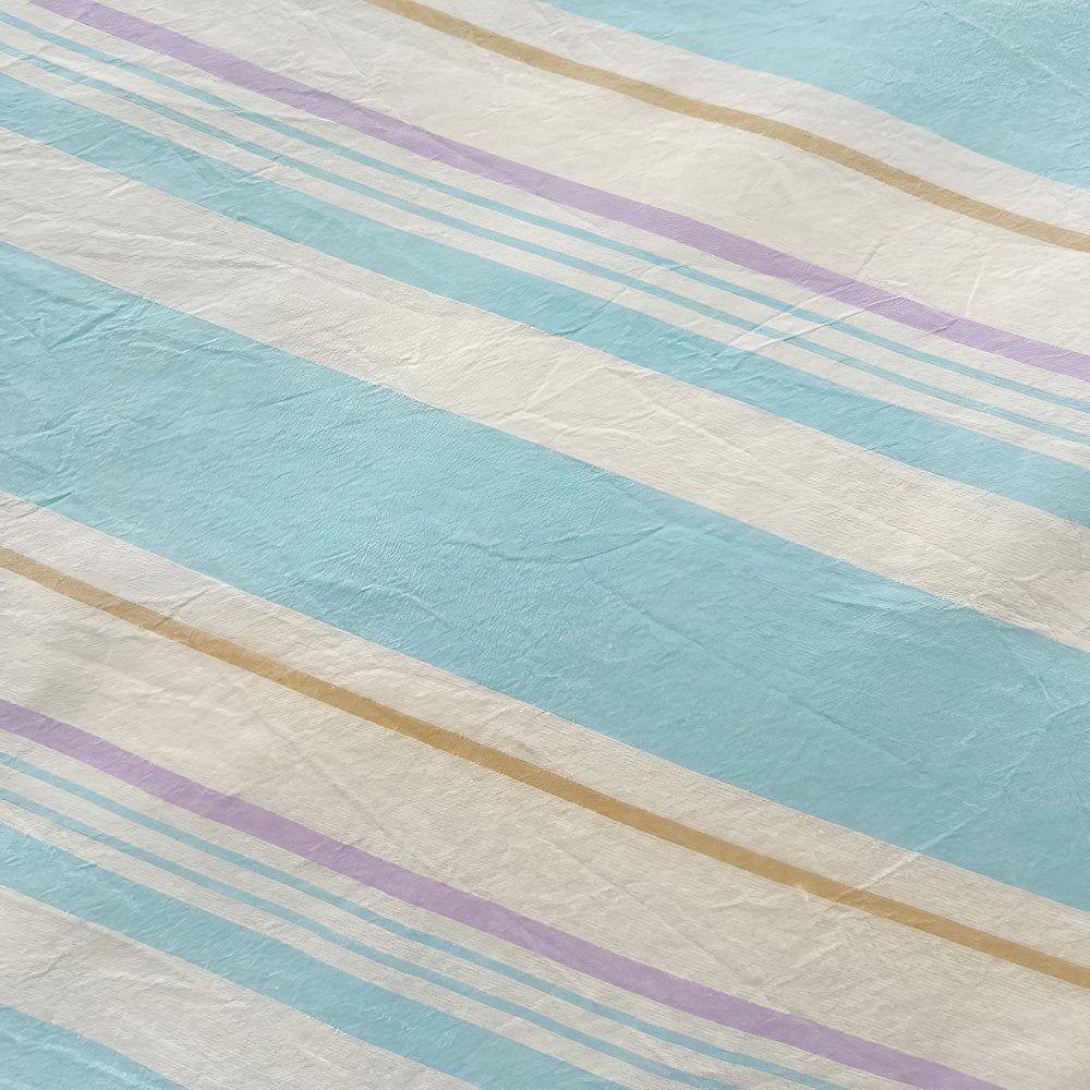 Pastel Retro Striped Bedding Set