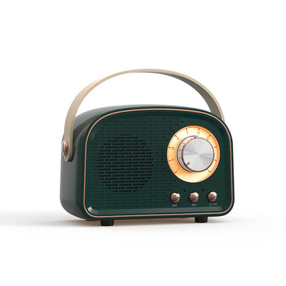 Retro Rounded Radio Bluetooth Speaker