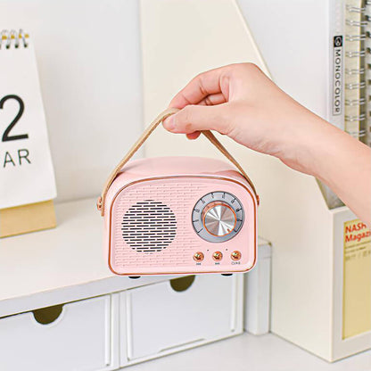 Retro Rounded Radio Bluetooth Speaker