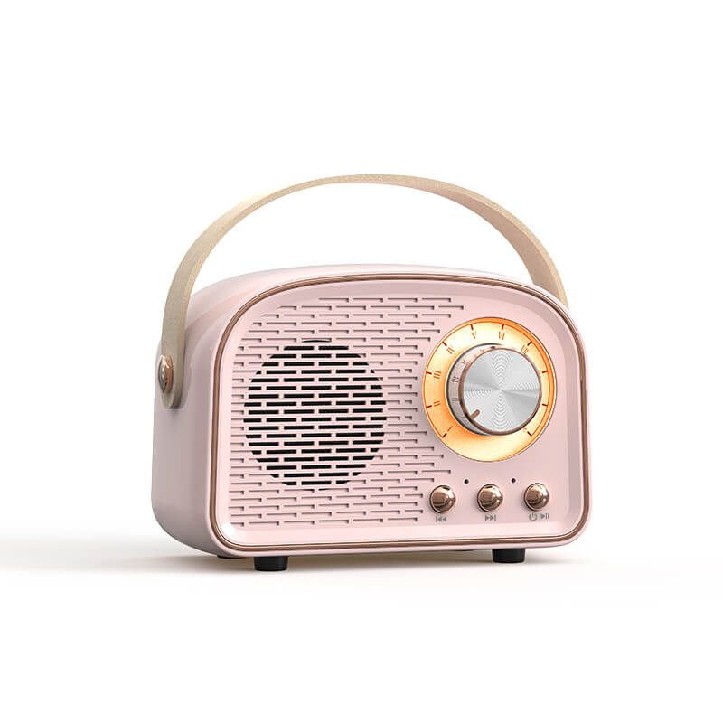 Retro Rounded Radio Bluetooth Speaker