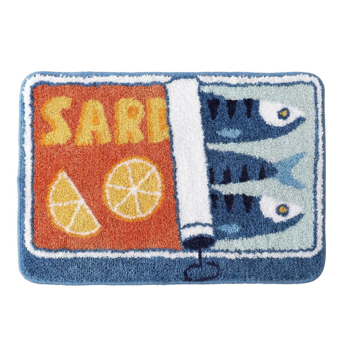 Retro Sardine Tin Tufted Floor Mat