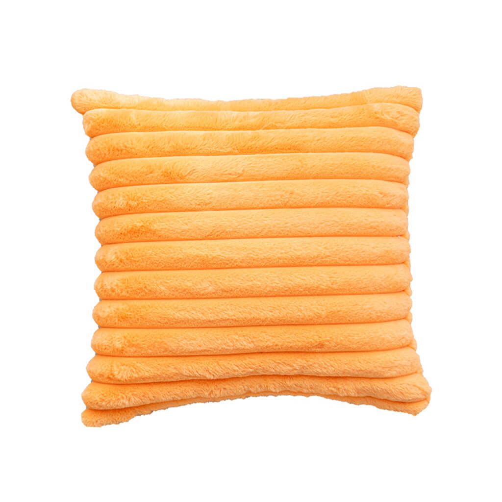 Flauschiger Kissenbezug aus geripptem Samt