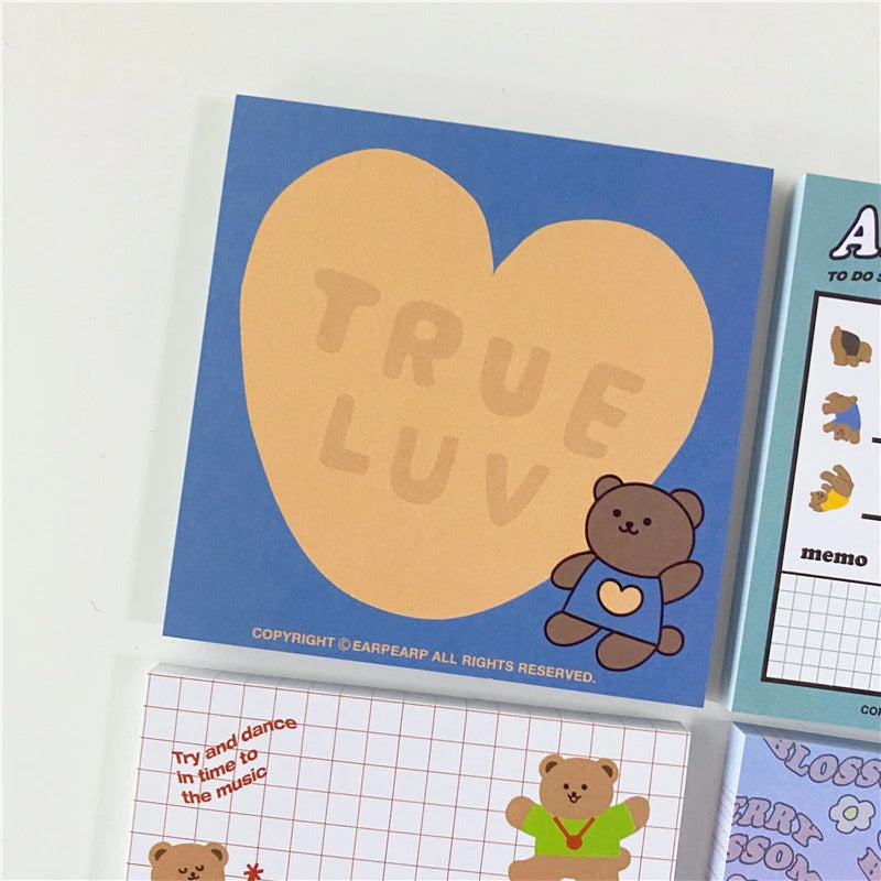 True Luv Daily Memo Sheets AESTHETIC_Soft Girl stationary stickers SUB CATEGORY_Stickers